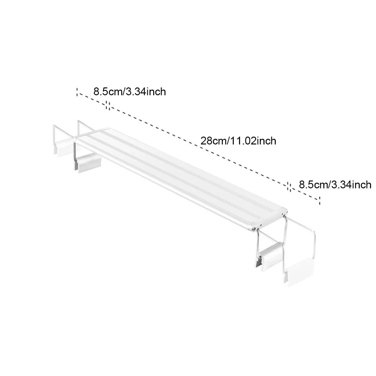 Aluminum Extensible LED Fish Tank Light Color Changeable Rgb Aquarium – 4 Colors