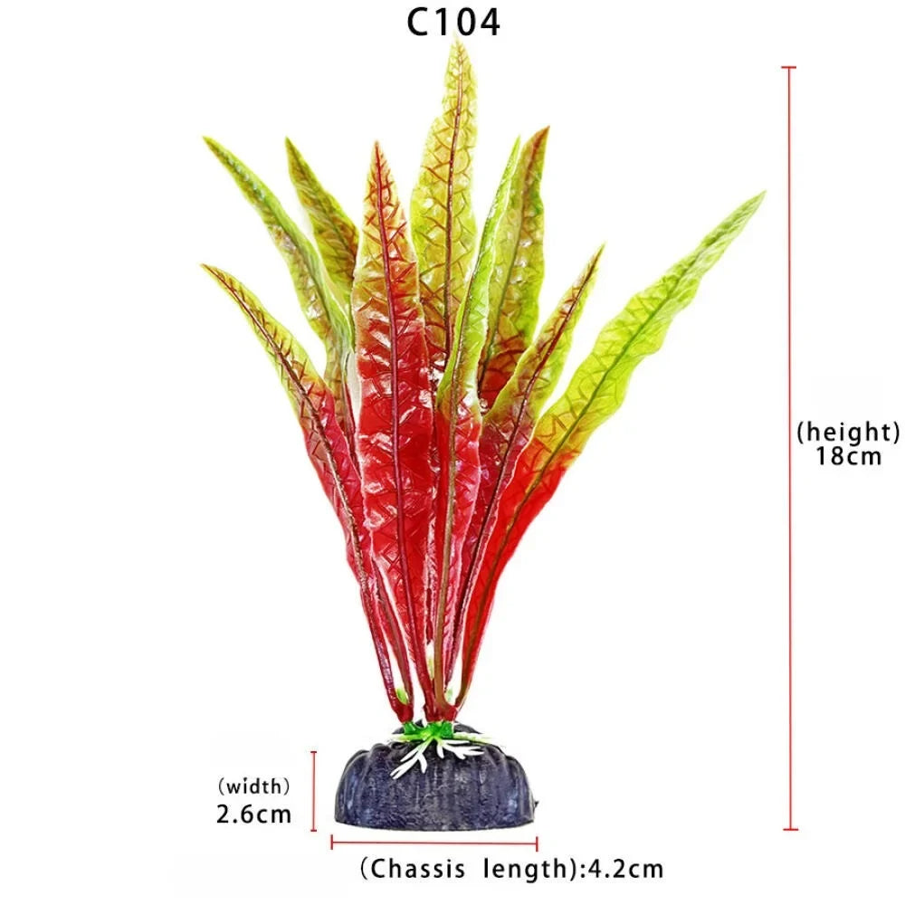 Artificial Plastic Aquarium Plants – 6 Colors