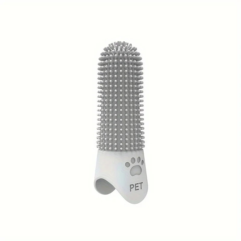 360 Degree Silicone Finger Toothbrush for Dogs & Cats Reusable, Soft