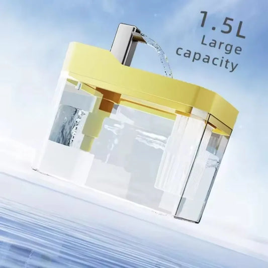 Clear Pet Water Fountain for Cats with - MyPetDollar.com