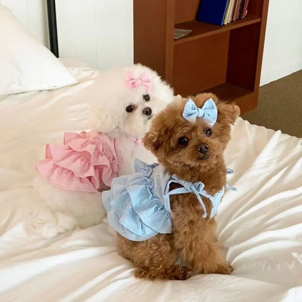 Pet Supplies Cute Pet Love Strap Cake Skirt - MyPetDollar.com