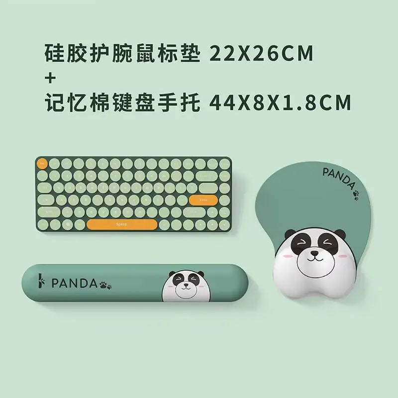 Kawaii Animals Style Girl Ergonomics Mouse Pad, Non-Slip