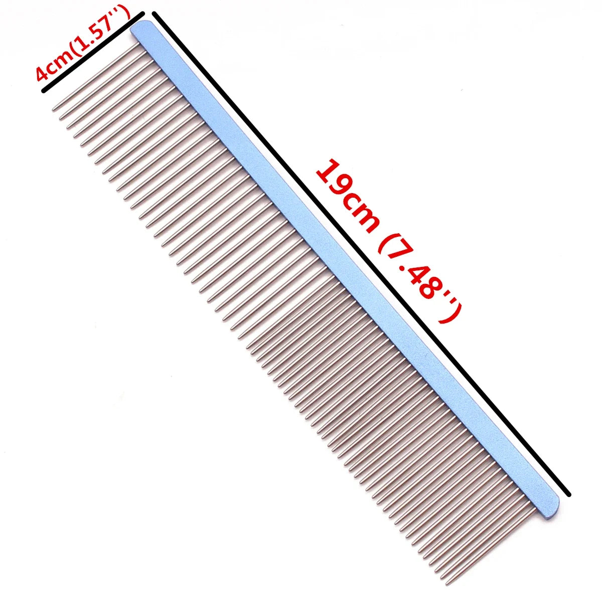 Pet Comb Aluminium Handle Dog Grooming Comb - MyPetDollar.com