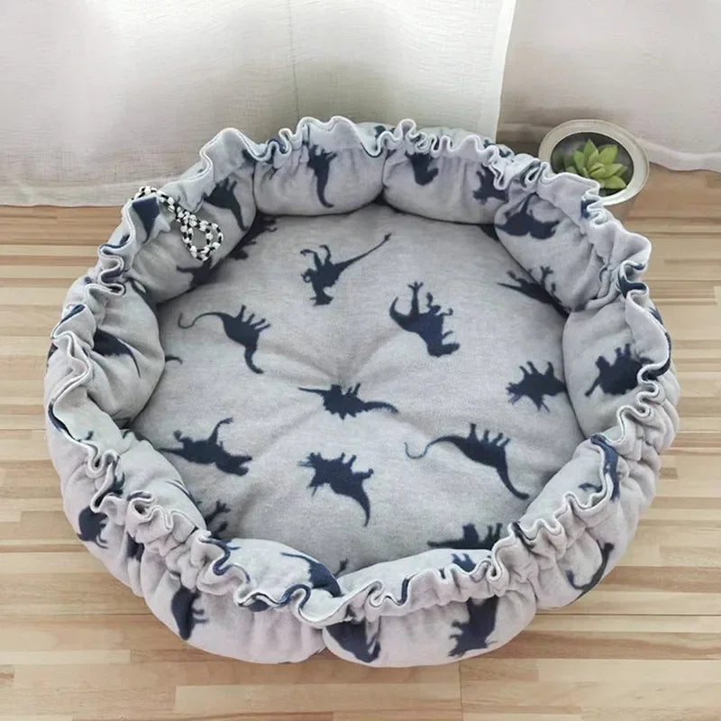 Soft Cat Bed Fluffy Adjustable Cat Cushion - MyPetDollar.com