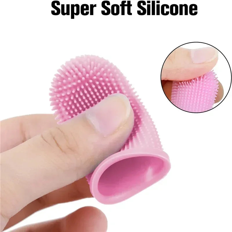 360 Silicone Pet Finger Toothbrush Dog Cat - MyPetDollar.com