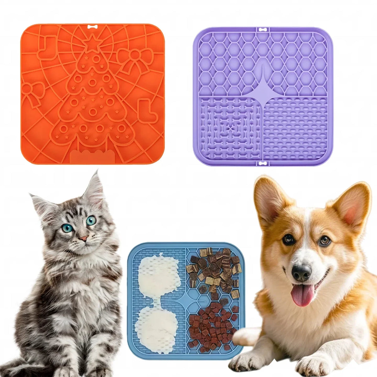 Pet Lick Silicone Mat Dogs Pet Slow Food - MyPetDollar.com
