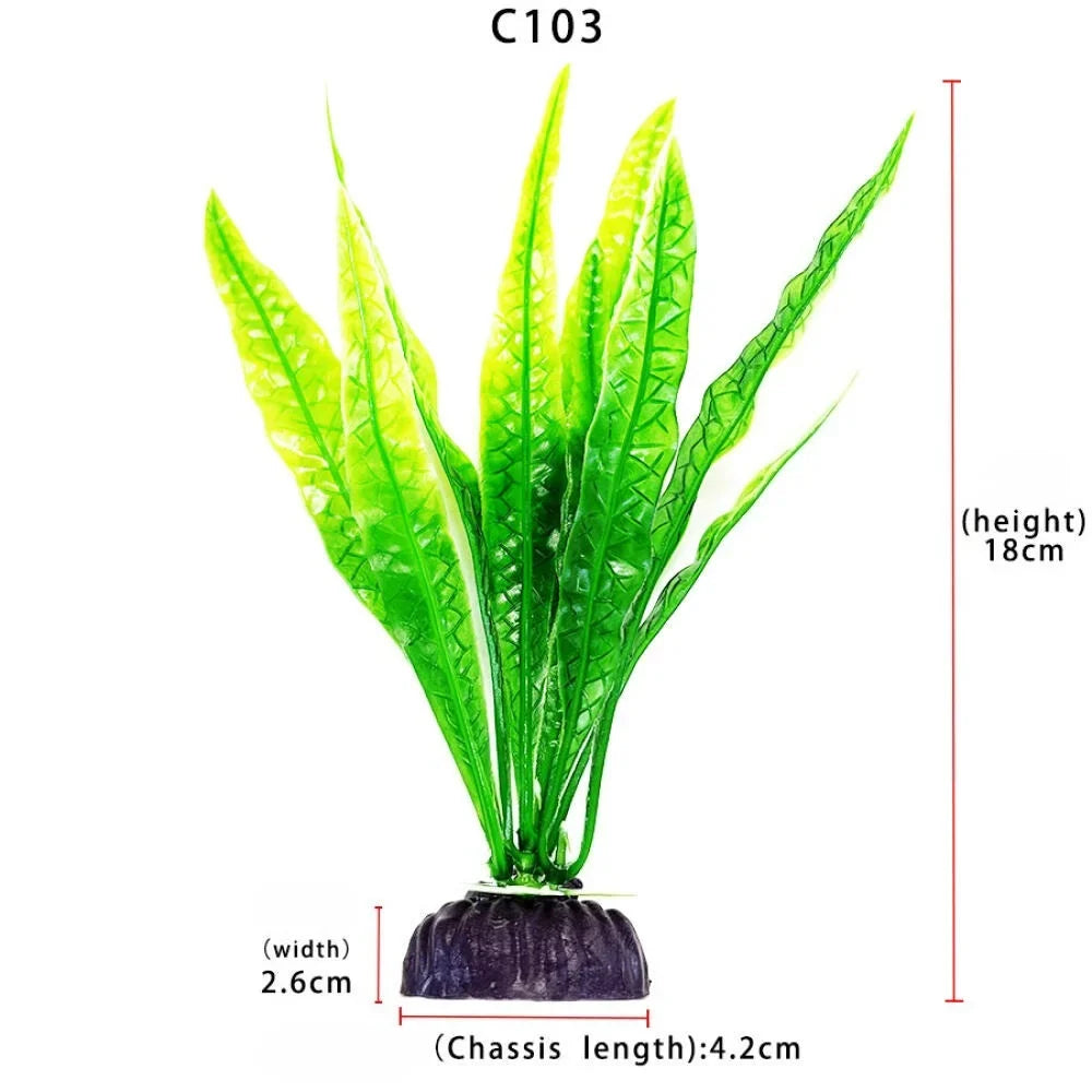 Artificial Plastic Aquarium Plants – 6 Colors
