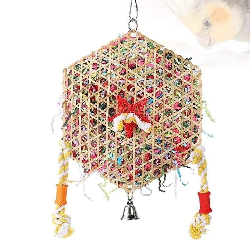 Hanging Small Animal Chew Plaything for Bird Parrots Chewing
