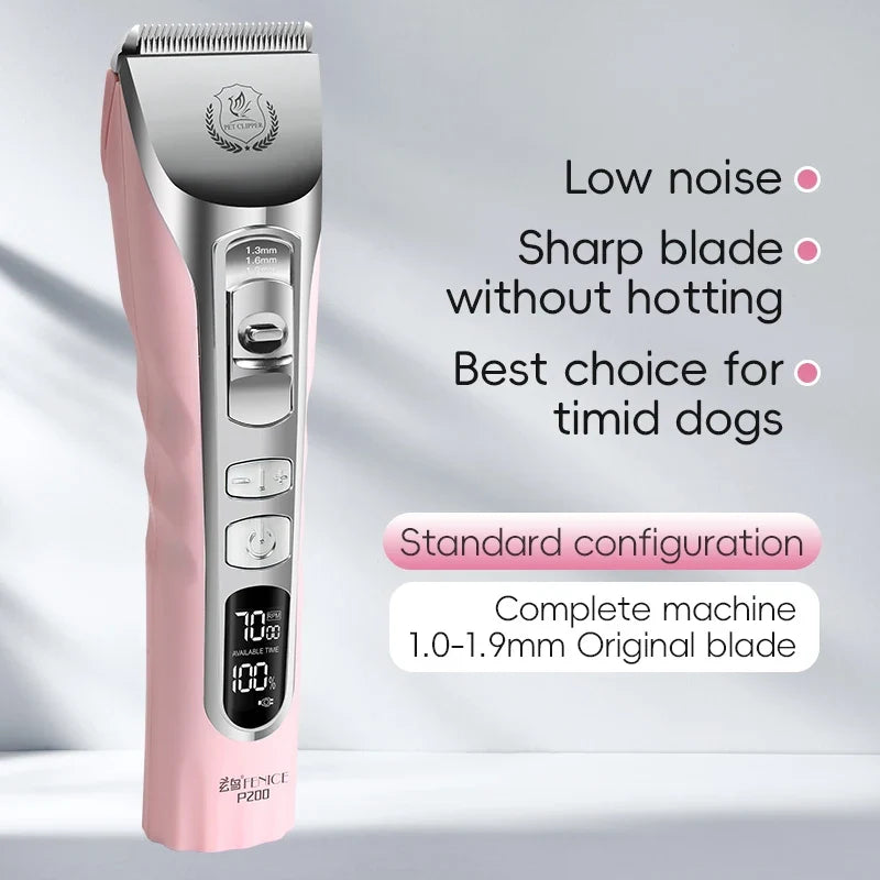 Fenice Upgrade 5000mA Capacity Cordless Lcd Screen Pets Dog – 18 Colors