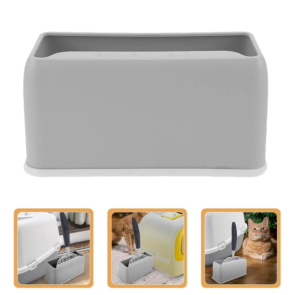 Cat Litter Shovel Storage Rack Container