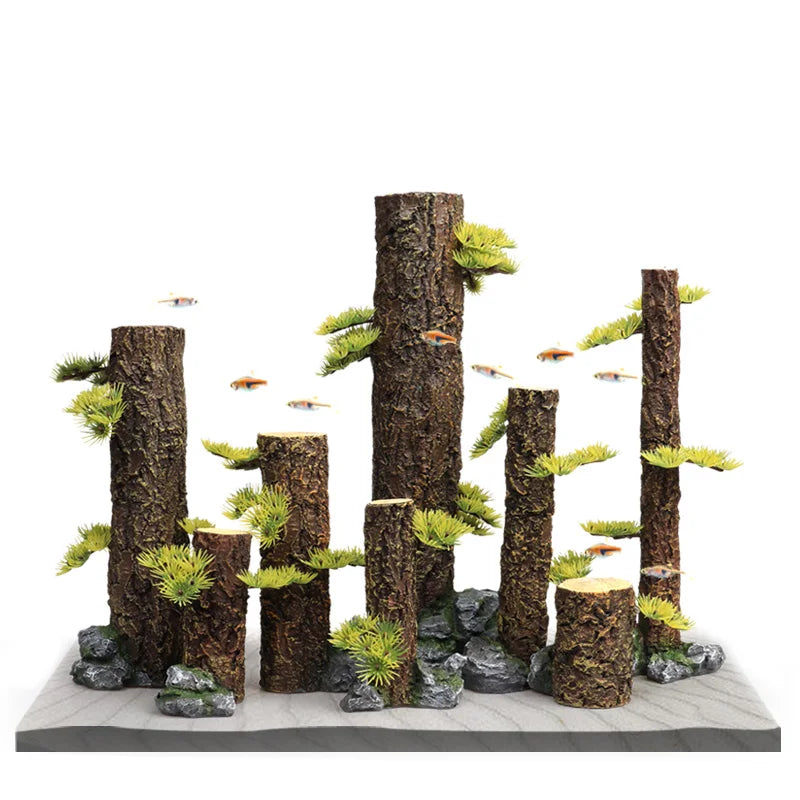 Simulation Tree Trunk Sinking Wood Driftwood - MyPetDollar.com