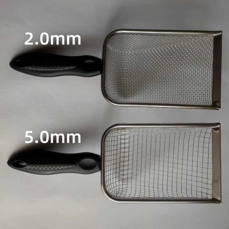 Cat Litter Shovel Stainless Steel Reptile Sand Substrate Clean – 9 Colors