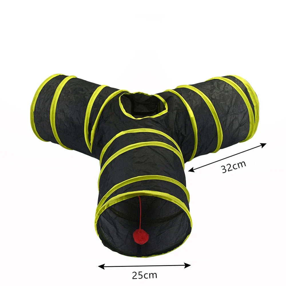 Cat Tunnel Foldable Cat Tunnel Pet Supplies - MyPetDollar.com