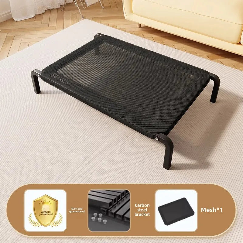 Mesh Cooling Elevated Dog Bed with Non-slip Floor Protectors – 4 Sizes