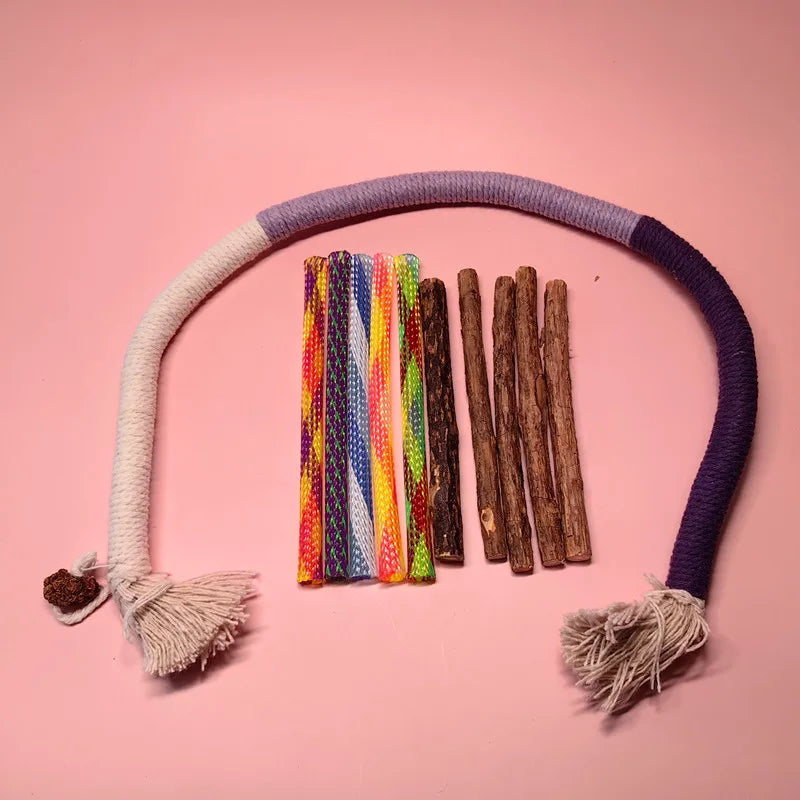Cat Chew Toys Interactive Molar Cotton Rope - MyPetDollar.com