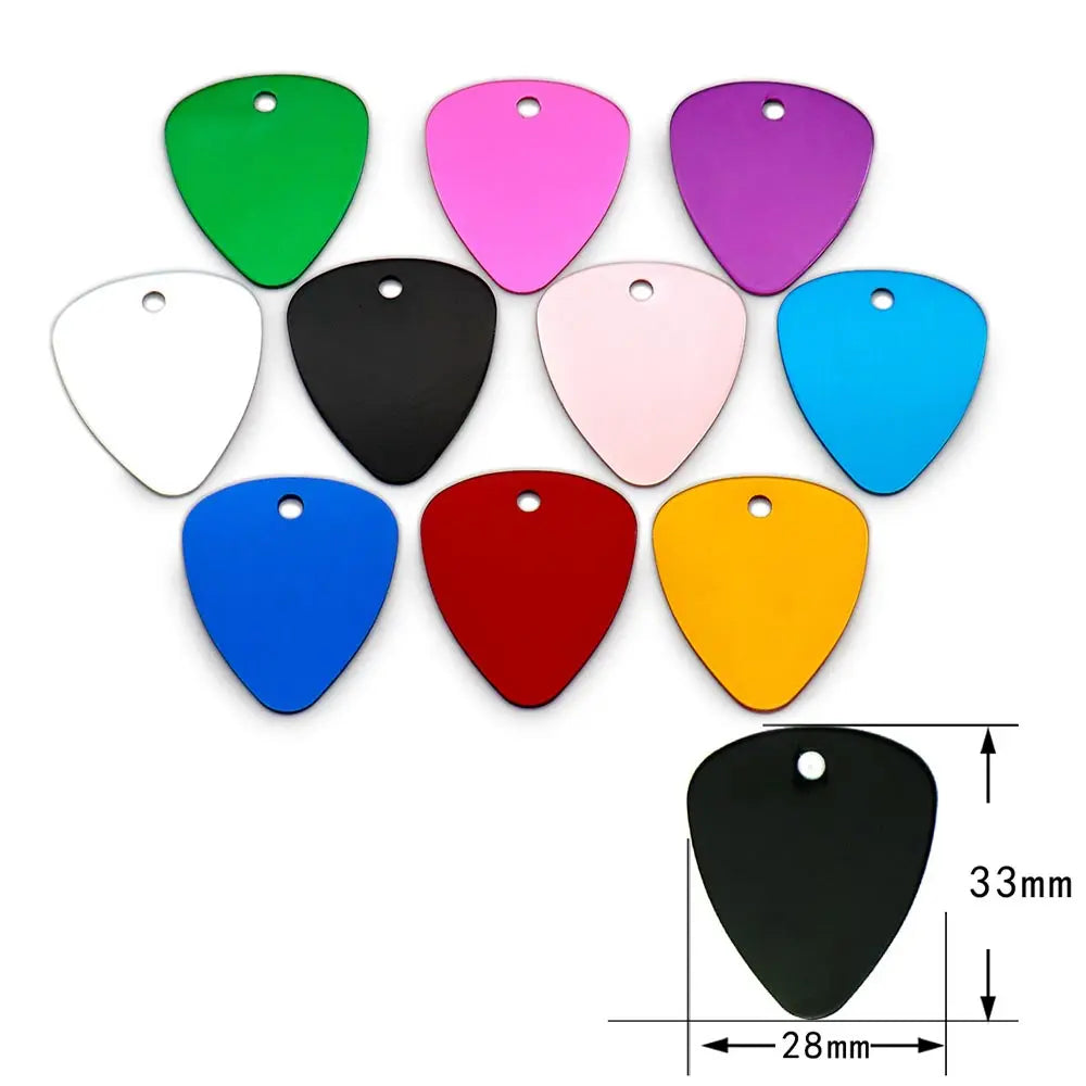 Random Mix 100pcs Aluminum Blank ID Tag - MyPetDollar.com