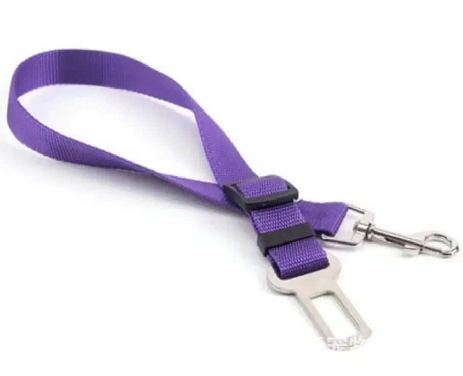 Nylon Dog Seat Belt, Car Adjustable Seatbelts, Durable
