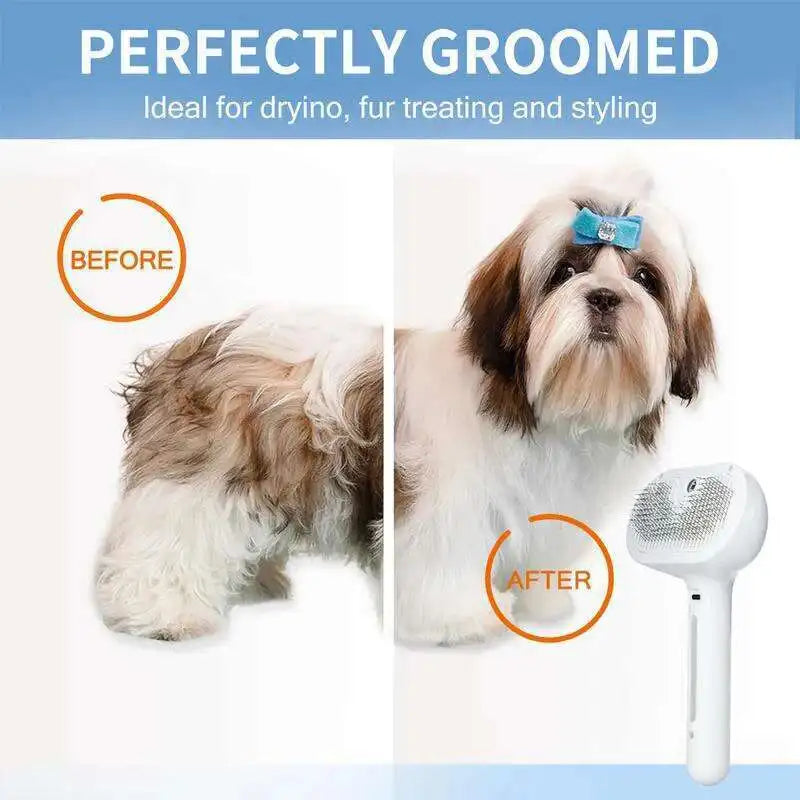 Hot Cat Brush with Steam Dog Spray Pet Steam - MyPetDollar.com