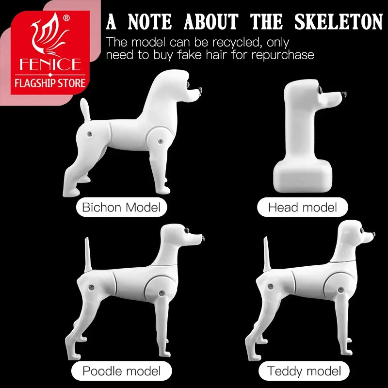 Fenice Pet Simulation Hair Grooming Fake Dog - MyPetDollar.com