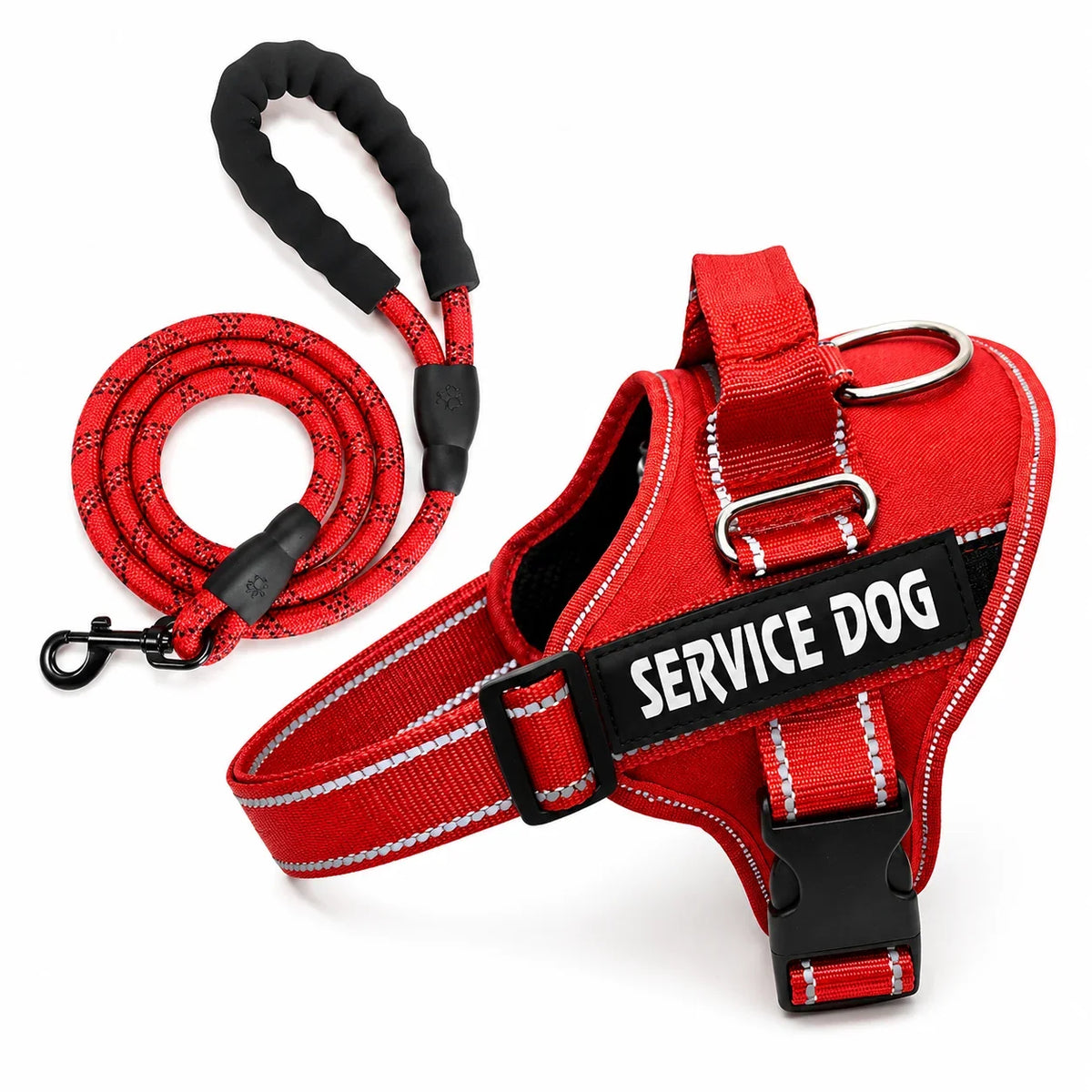 Nylon Dog Harness Personalized Reflective - MyPetDollar.com