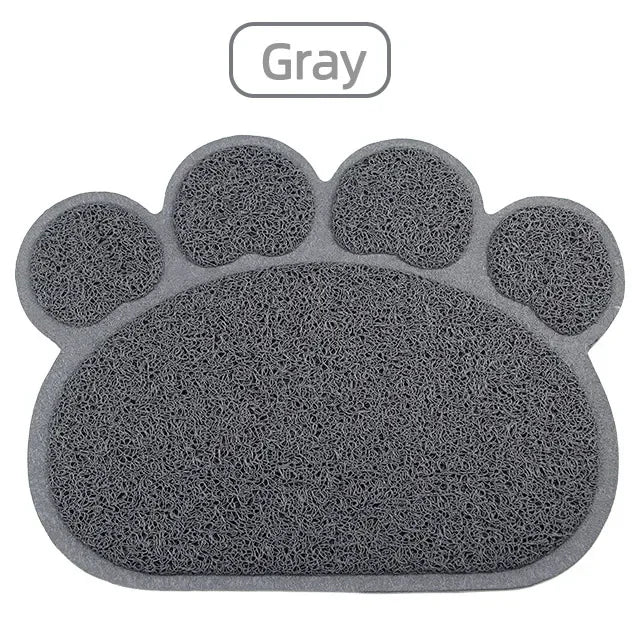 Dog & Cat Feeding Pad Paw Shape Bed