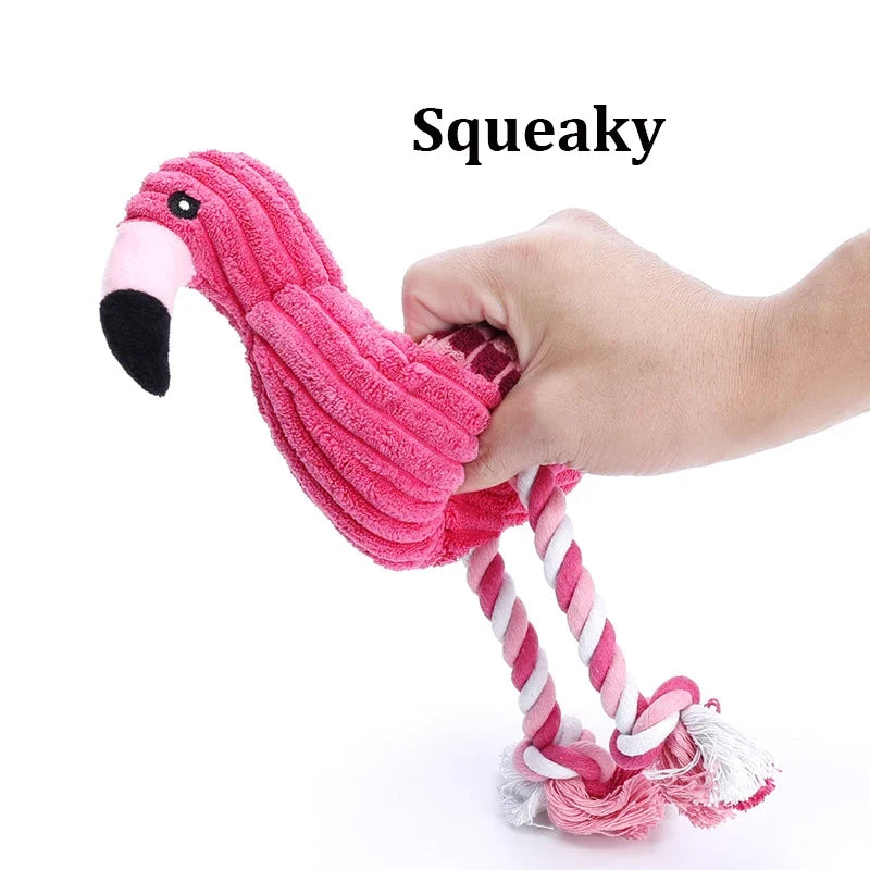 Animal Shape Squeaky Toys Plush Dog Toy Cute - MyPetDollar.com