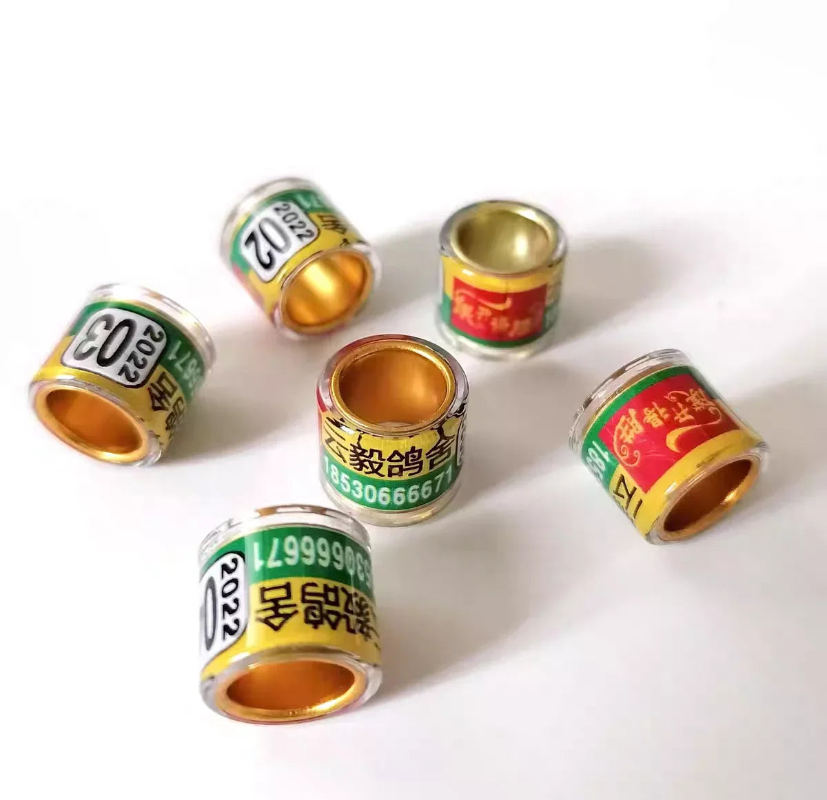 8mm 2026 Pigeon Rings Customized Bird Pigeon - MyPetDollar.com