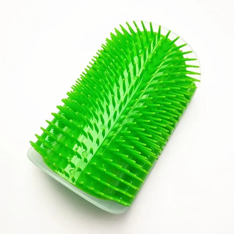 Soft Cat Self Groomer with Catnip Wall Corner Massage Comb – 9 Colors