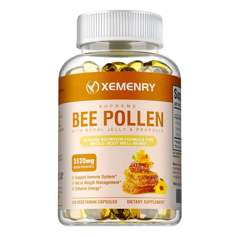 Bee Pollen Capsules - Supports Immune Health Boosts Energy – Beekeeping
