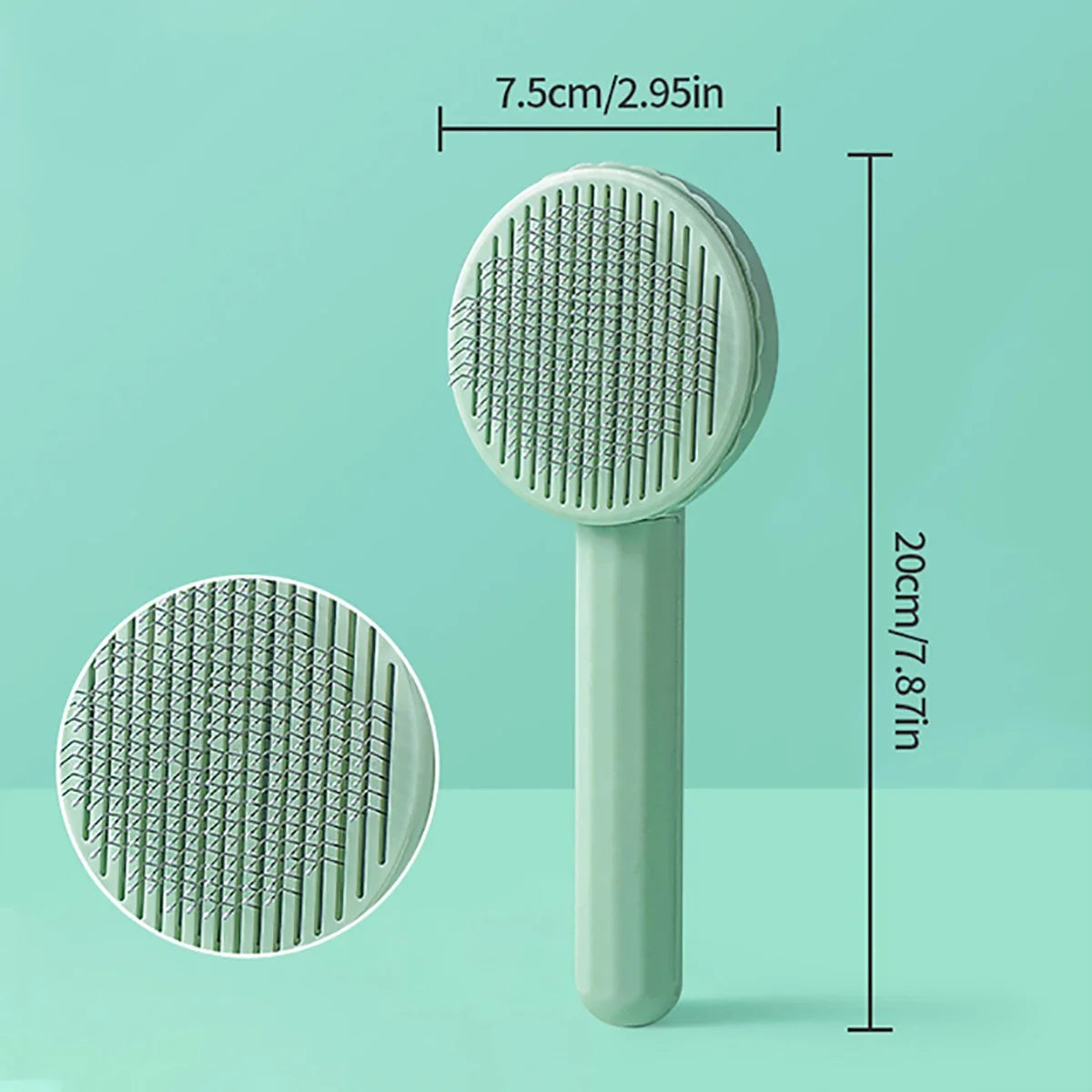 Stainless Steel Dog Hair Grooming Brush Cat Comb