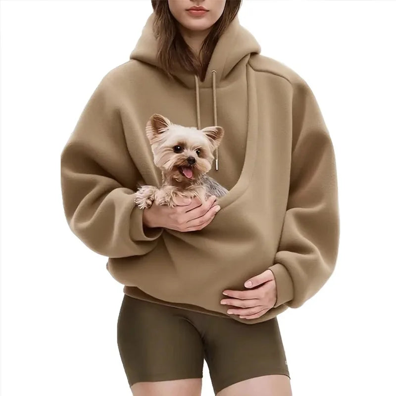 Pet Carrier Sweatshirt Hoodie for Small Dogs - MyPetDollar.com