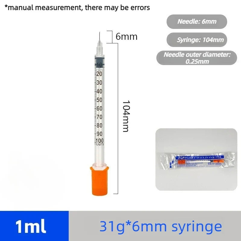 0.5 1ml Disposable Plastic Veterinary Syringe – 3 Sizes