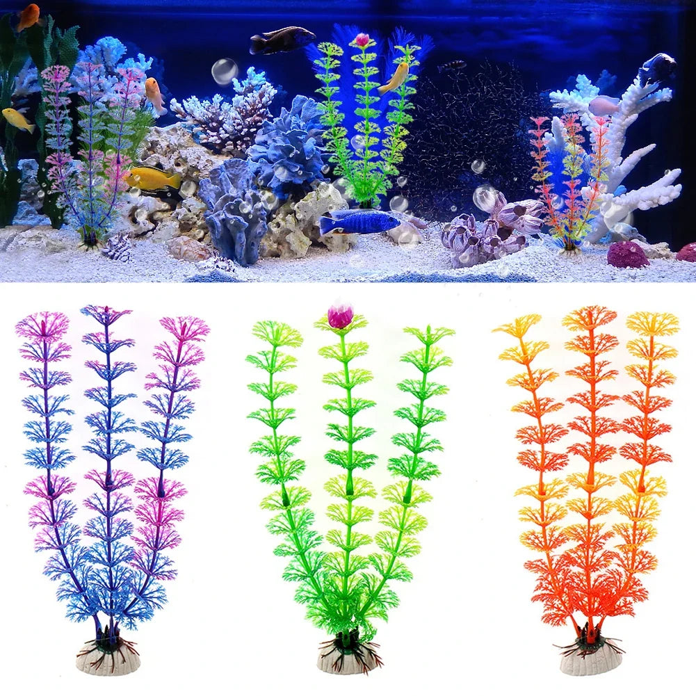 Aquarium Artificial Decor Plants Simulation - MyPetDollar.com
