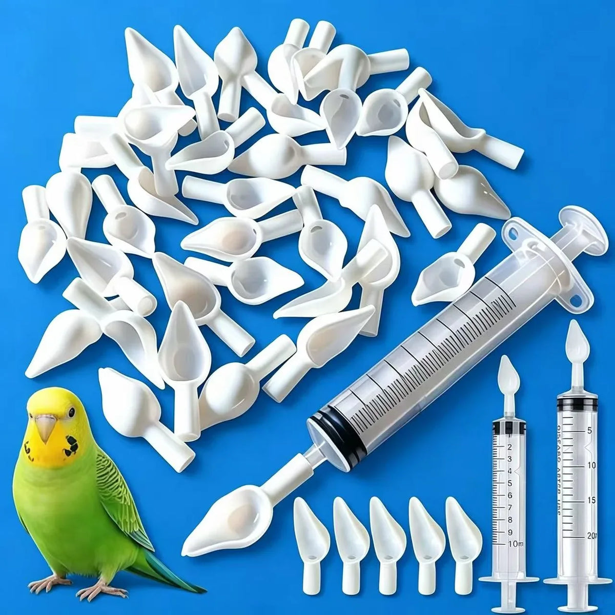 10/6/3pcs Bird Feeding Spoon parrot baby Pet - MyPetDollar.com