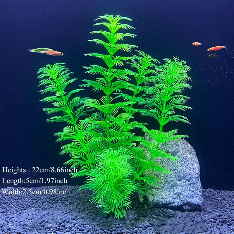 Artificial Aquarium Decor Plants Plastic - MyPetDollar.com