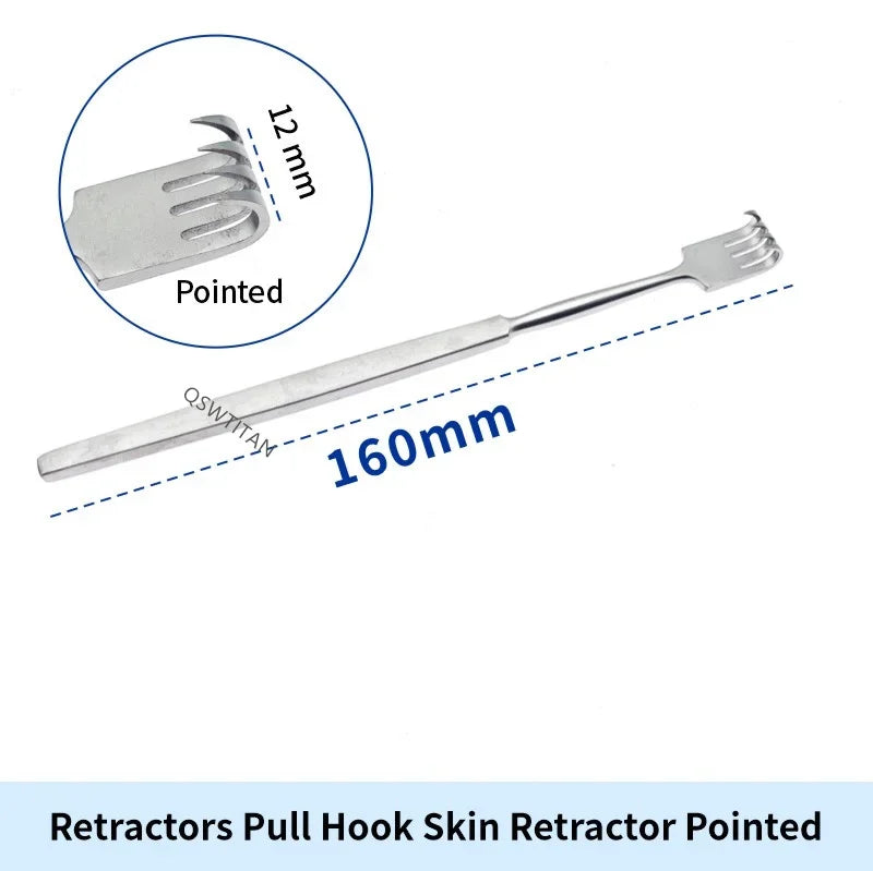Small Animals Pull Hook Skin Retractor Veterinary Surgical – 2 Colors