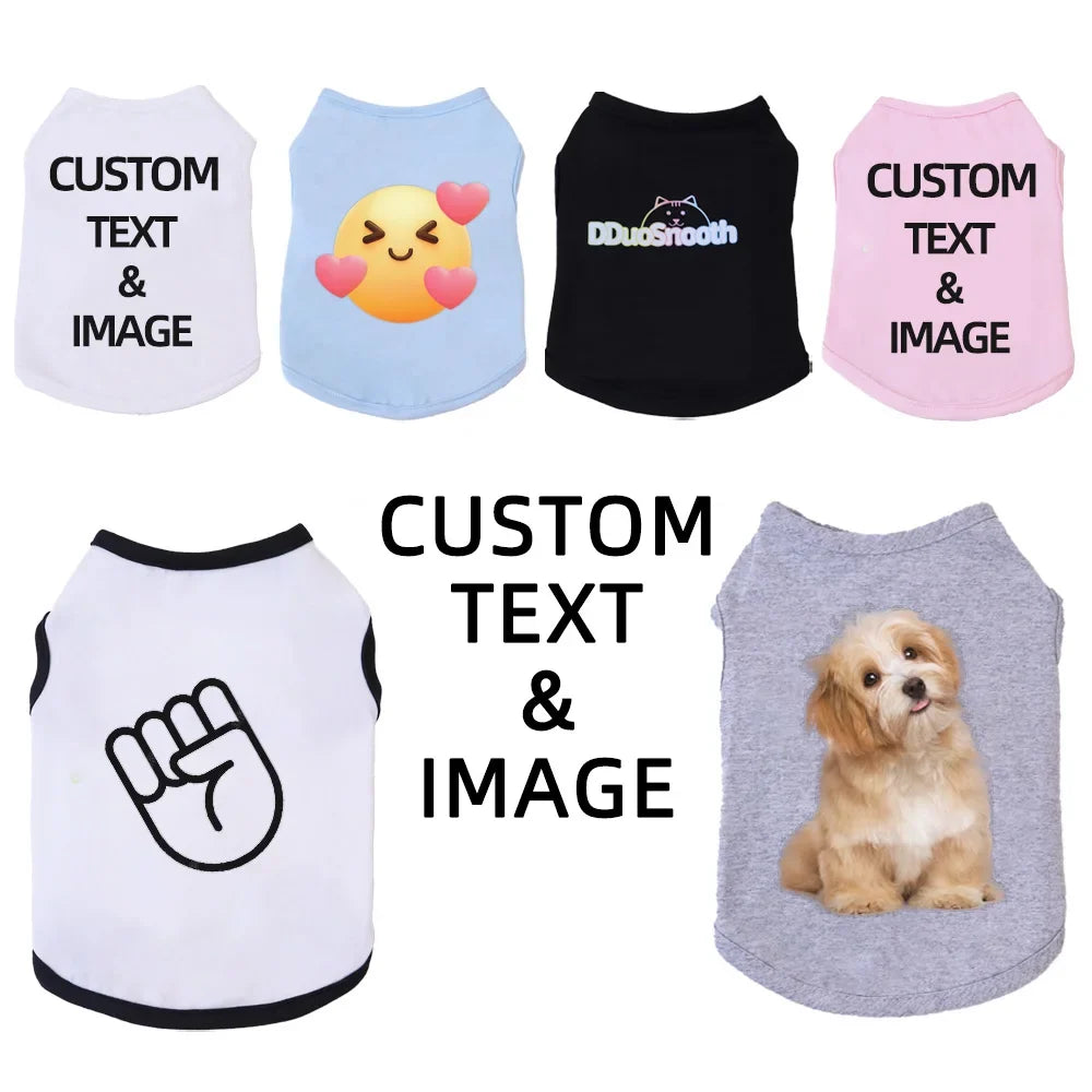 Customized Pet Vests Breathable Summer - MyPetDollar.com
