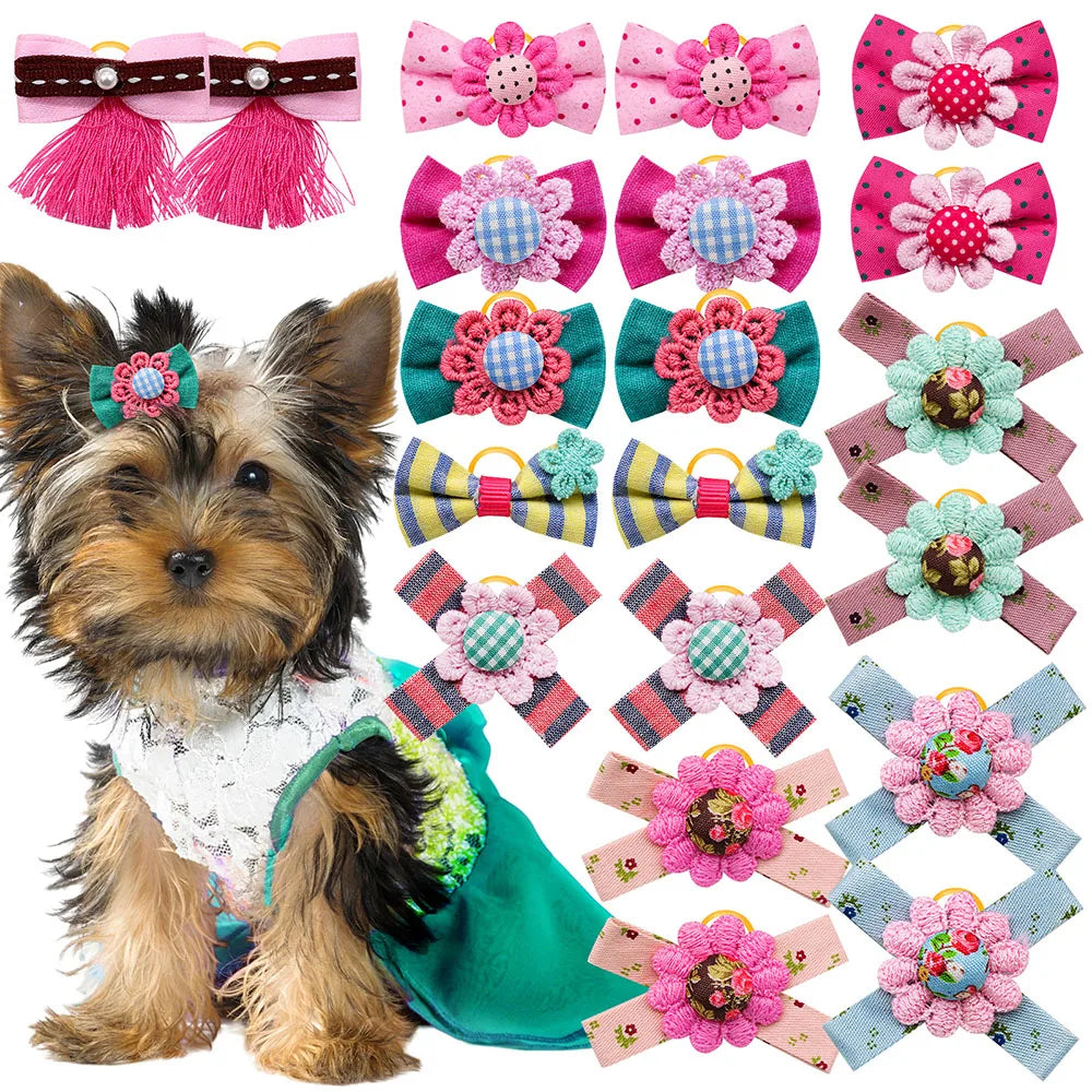 10PCS Colorful Pet Dog Grooming Accessories - MyPetDollar.com