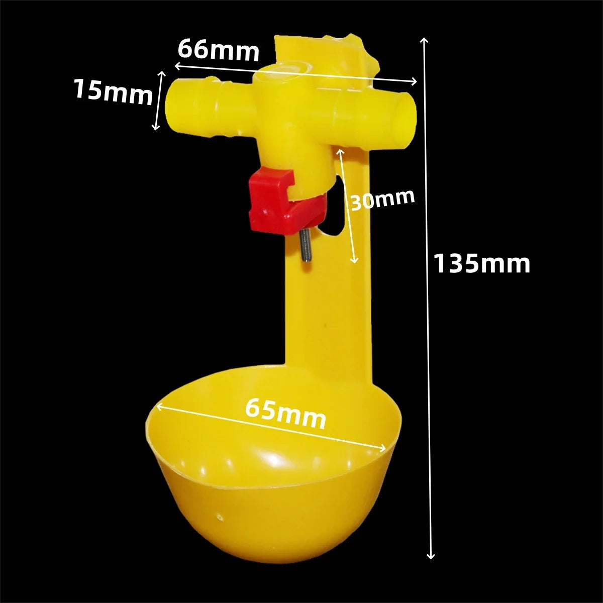 Stainless Steel Chicken 3-Way Nipple Water Dispenser Kit
