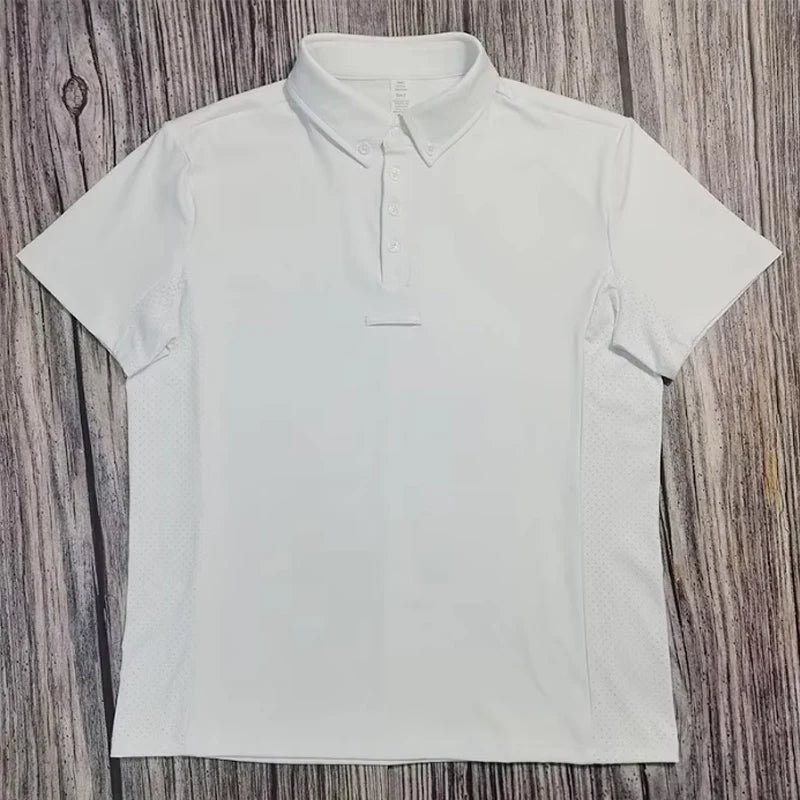 MXLLINA Mens Equestrian Short Sleeve - MyPetDollar.com