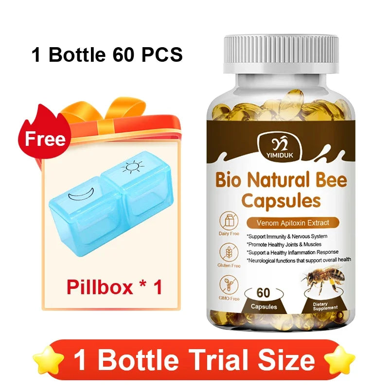 Bee Venom Capsules, with Glucosamine – Beekeeping