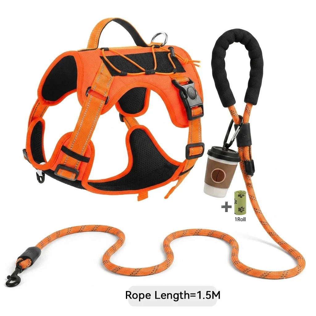 New Reflective Tactical Dog Harness No Pull - MyPetDollar.com