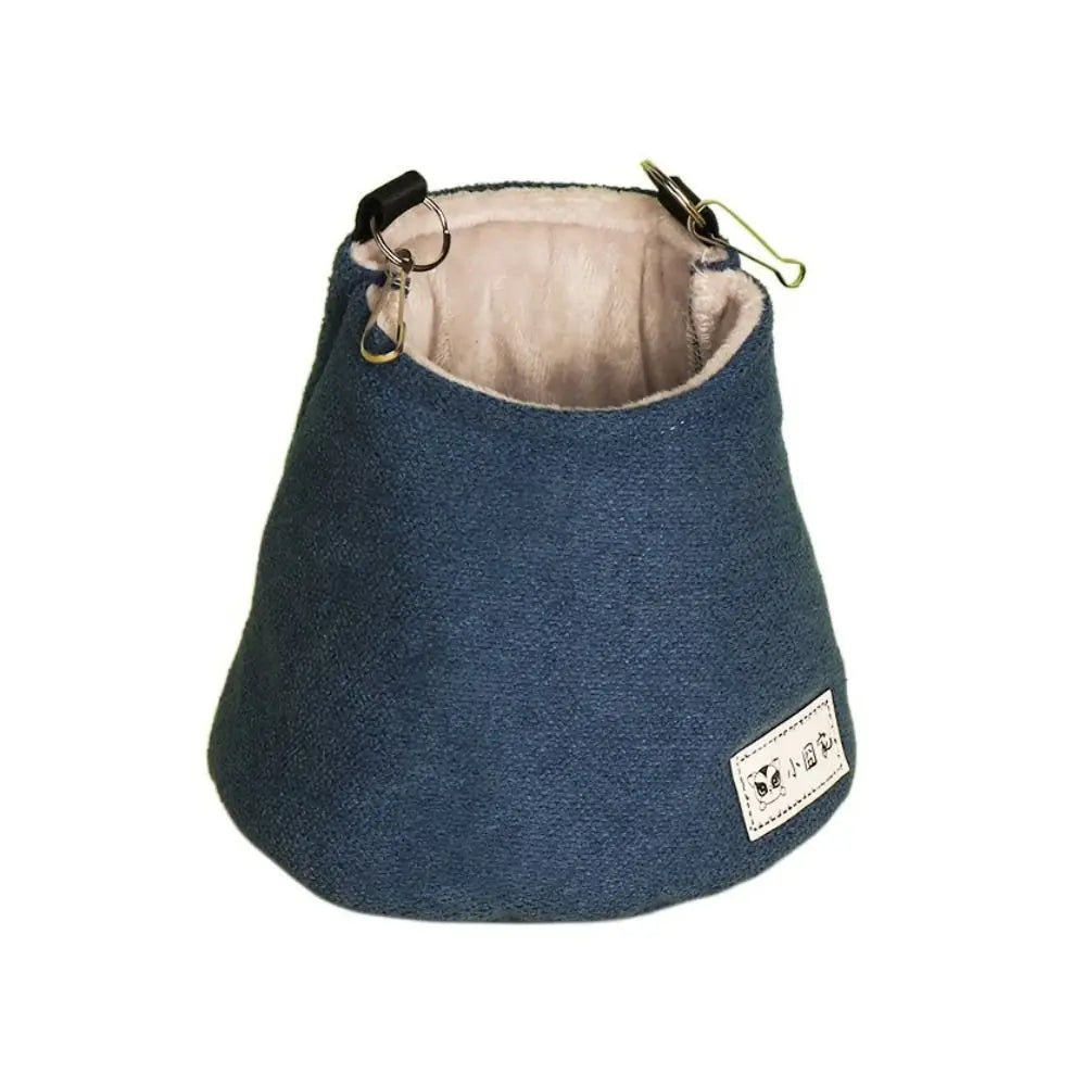 Opening Winter Sugar Glider Pouch Cloth Soft Squirrel Bed for Small Pets