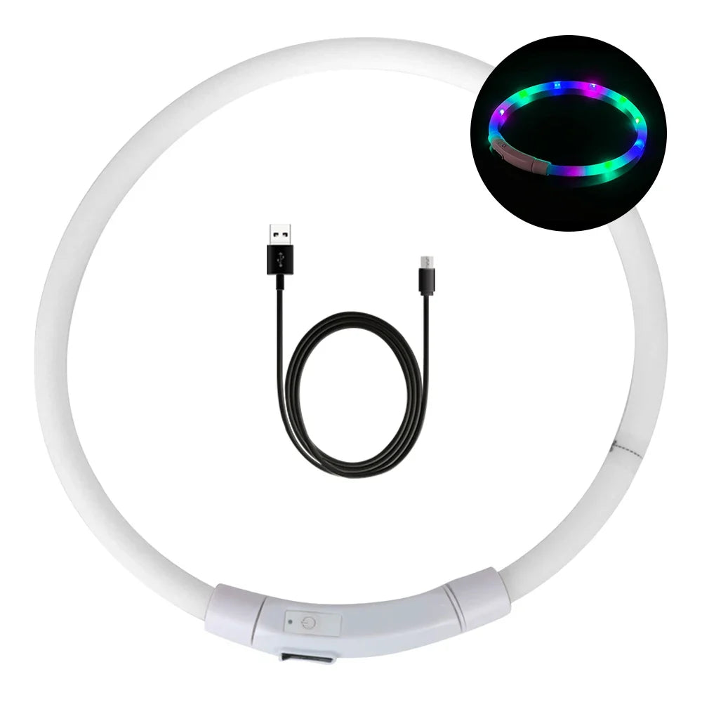 Dog Loss Prevention Led Usb Dog Collar Pet - MyPetDollar.com