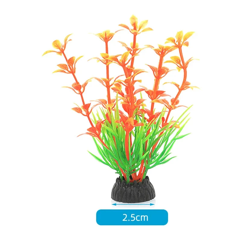Simulation Artificial Plants Aquarium Decor Plastic Underwater – 22 Colors
