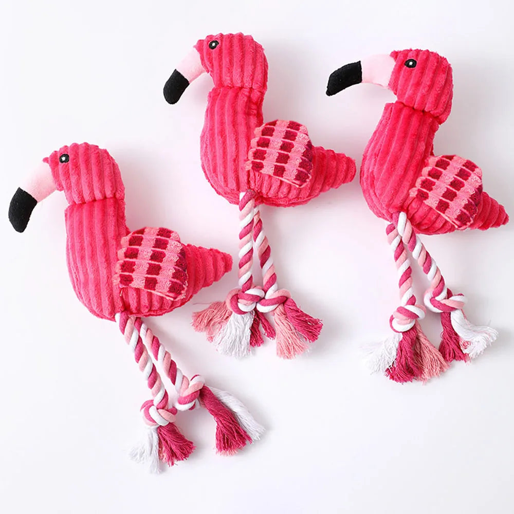 Animal Shape Squeaky Toys Plush Dog Cute Bite Resistant