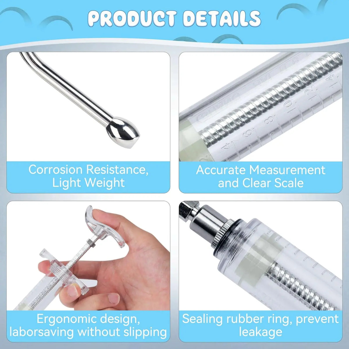 Adjustable Animal Oral Drencher Reusable - MyPetDollar.com