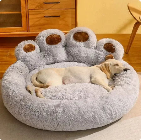 Large Plush Dog Bed Warm Pet Bed Basket with - MyPetDollar.com