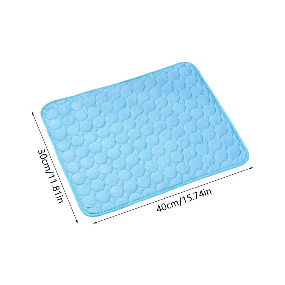 Foldable Pet Cooling Ice Silk Pads Dog Mat