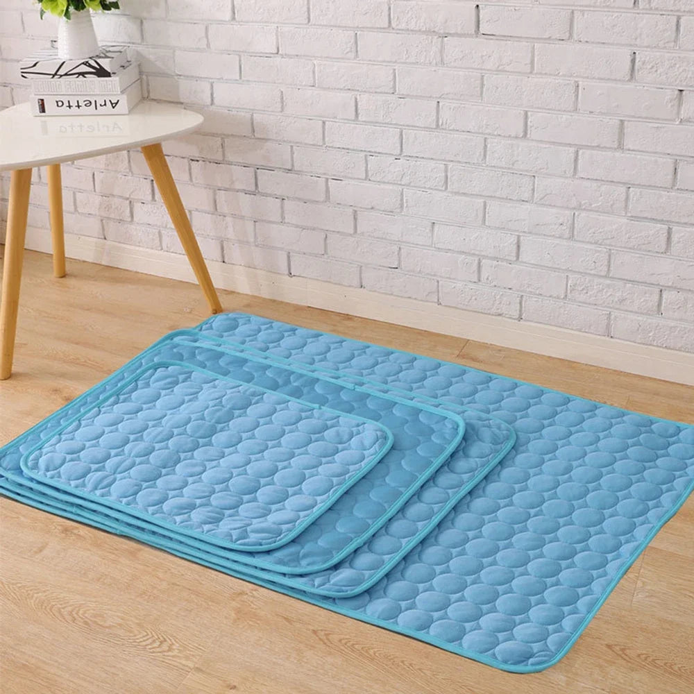 5 sizes Cushion Cool Ice Silk Cold Bed - MyPetDollar.com